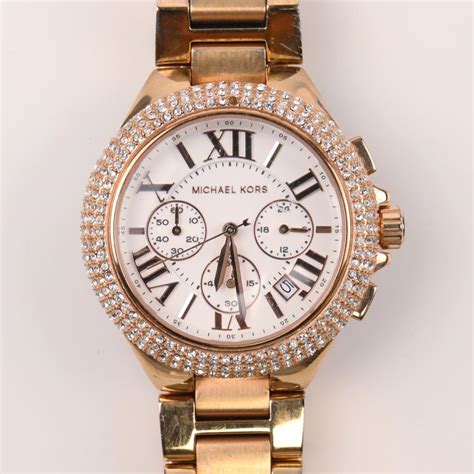 oversized michael kors womens watches|Michael Kors camille pave watch.